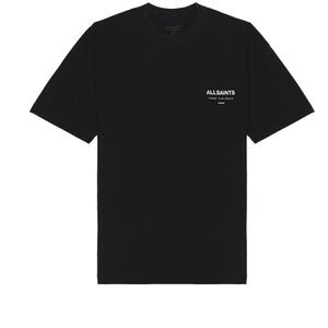 All Saints Black Short Sleeve Tee